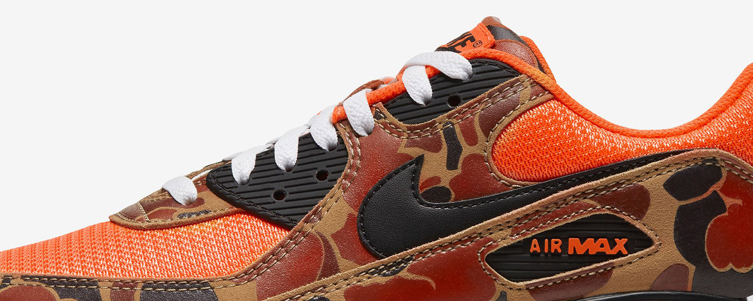 NIKE AIR MAX 90 ORANGE DUCK CAMO