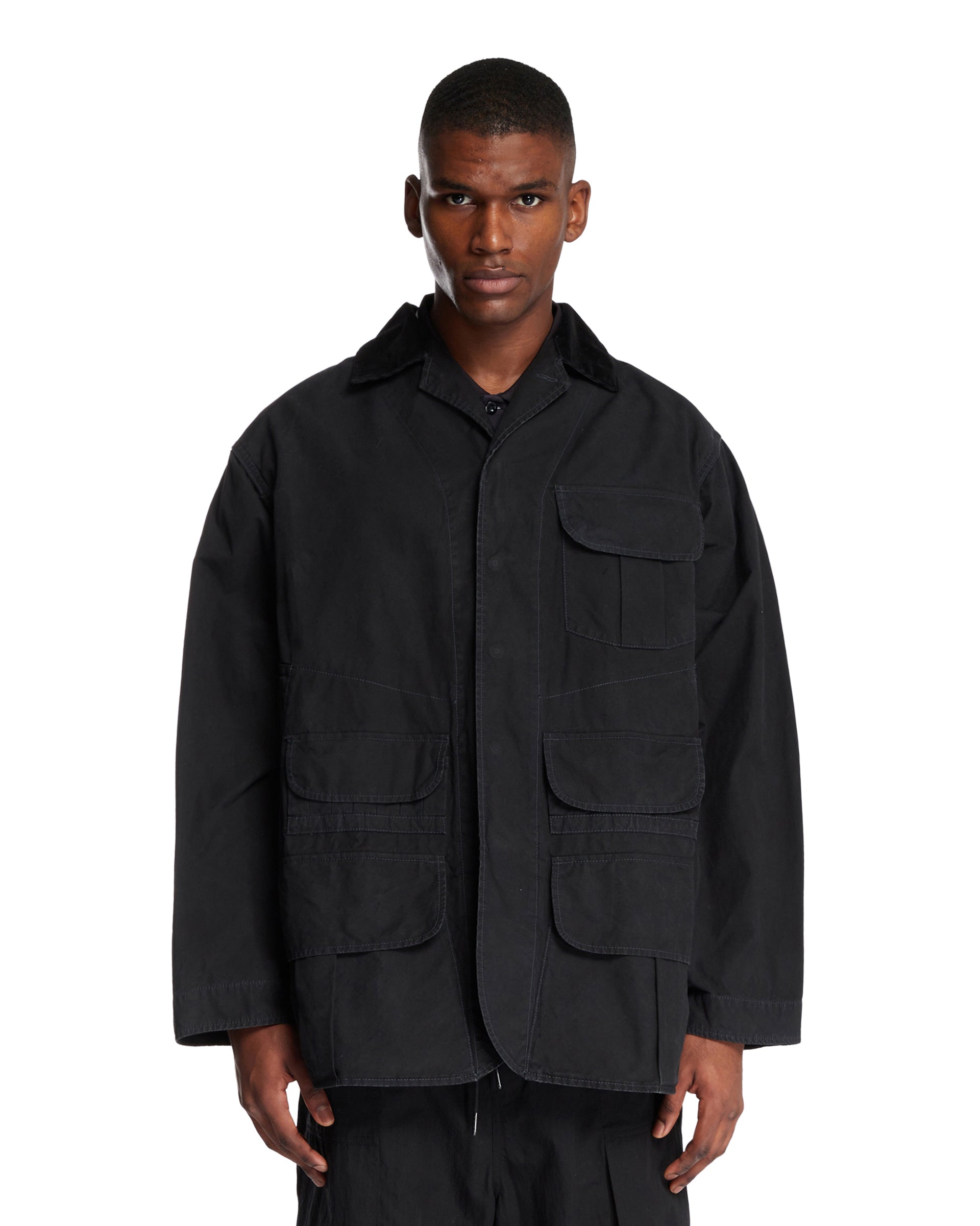 Black Waxed Coat | MAISON MARGIELA - Antonia