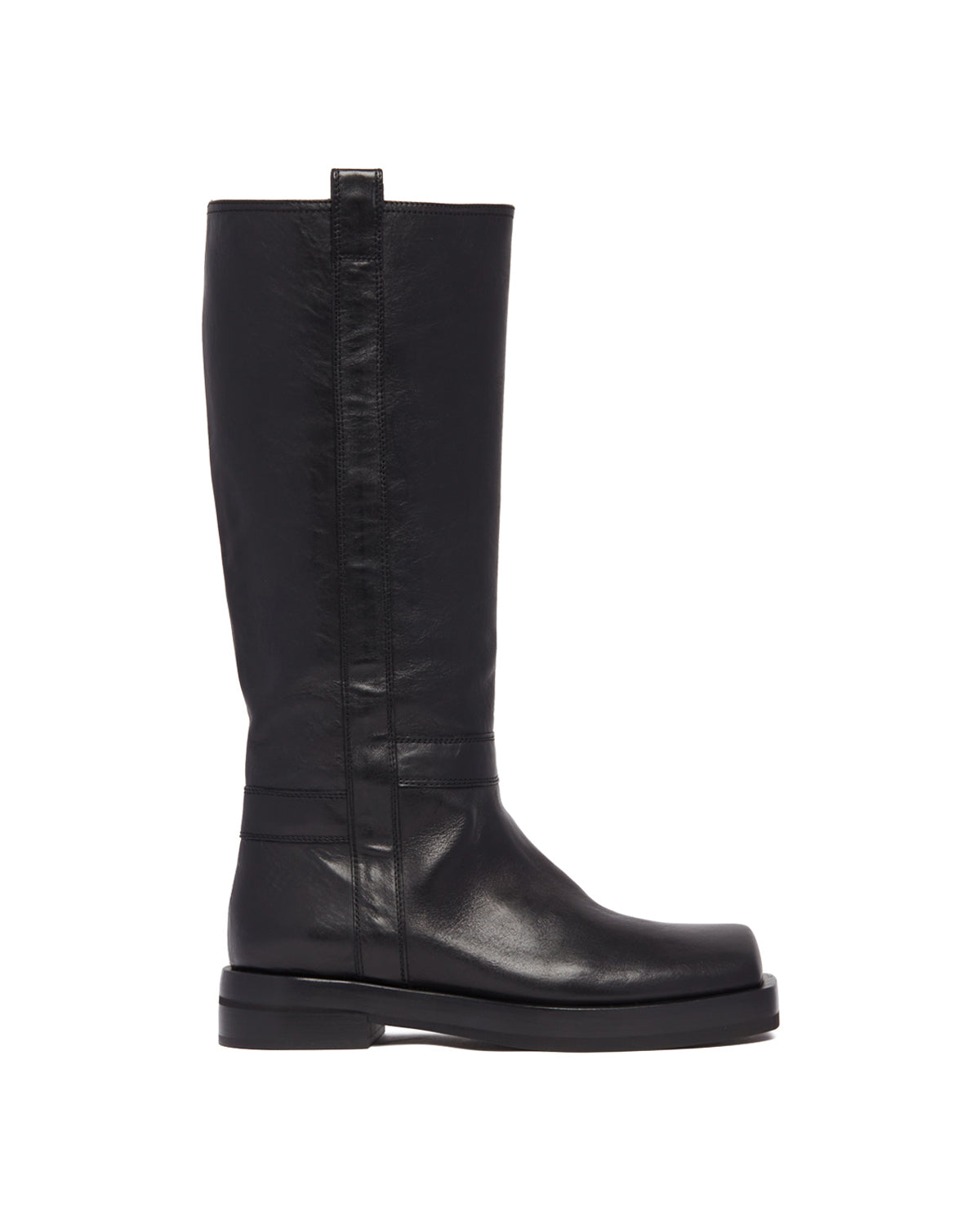 Black Leather Rina Boots AGL Antonia