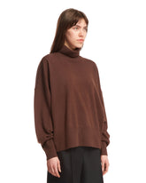 Brown High Neck Sweater | PDP | dAgency