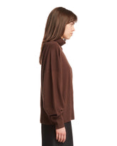 Brown High Neck Sweater | PDP | dAgency