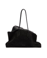 Black Suede La Passeggiata Bag | PDP | Antonia