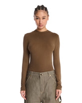 Brown Long-Sleeve T-Shirt - ACNE STUDIOS | PLP | Antonia