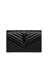 Black Cassandre Chain Wallet - Women's pouches | PLP | dAgency