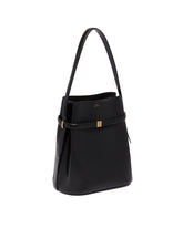 Black Belted Bucket Bag | PDP | Antonia