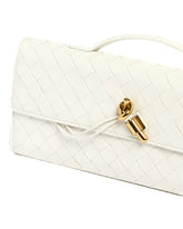 White Andiamo Clutch | PDP | Antonia