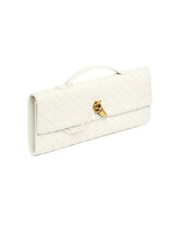 White Andiamo Clutch | PDP | Antonia