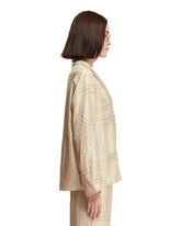 Beige Monogram Shirt | PDP | Antonia