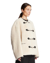 White Shearling Jacket | PDP | Antonia