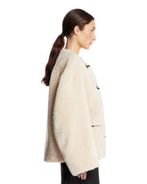 White Shearling Jacket | PDP | Antonia