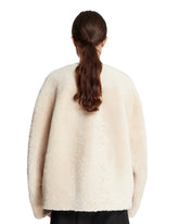 White Shearling Jacket | PDP | Antonia