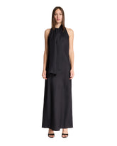 Black Silk Long Dress - ROHE | PLP | Antonia