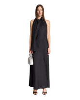 Black Silk Long Dress | PDP | Antonia