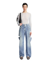 Jeans Blu Con Tagli - MAISON MARGIELA DONNA | PLP | dAgency
