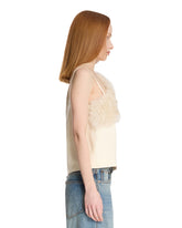 White Top with Fur | PDP | Antonia