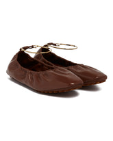 Brown FF Ballerinas - Women's flats | PLP | Antonia