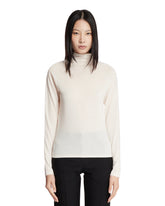 White Turtleneck Sweater - Women's knitwear | PLP | Antonia