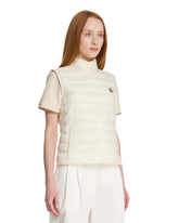 White Liane Packable Gilet | PDP | Antonia