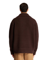 Brown Buttoned Sweater | PDP | Antonia