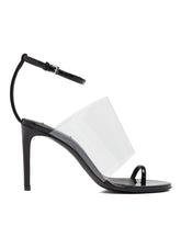 Black Leather Asymmetric Sandals - ALAIA | PLP | Antonia