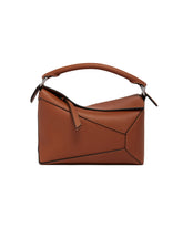 Brown Small Puzzle Bag | PDP | Antonia