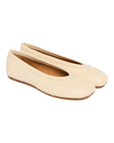 White New Tabi Ballet Flats | PDP | Antonia