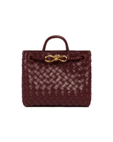 Burgundy Small Andiamo Bag | PDP | Antonia