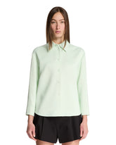 Camicia In Viscosa Verde - Jil sander donna | PLP | Antonia