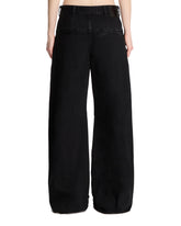 Black Dem Wide-Leg High-Waisted Jeans | PDP | Antonia