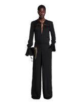 Black Satin Jumpsuit | PDP | Antonia