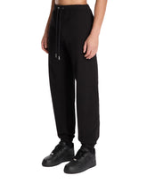 Black Cotton Sweatpants | PDP | Antonia