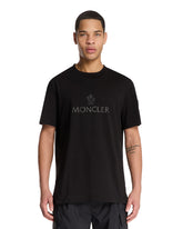 Black Cotton T-Shirt - MONCLER | PLP | Antonia