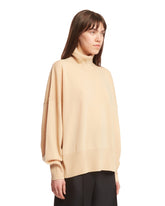 Beige High Neck Sweater | PDP | Antonia