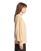 Beige High Neck Sweater | PDP | Antonia