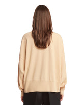 Beige High Neck Sweater | PDP | Antonia