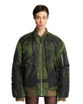 Green Trompe L'Oeil Bomber - JEAN PAUL GAULTIER | PLP | Antonia