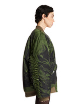 Bomber Trompe L'Oeil Verde | PDP | Antonia