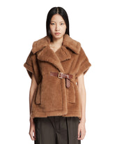 Brown Teddy Short Cape | PDP | Antonia