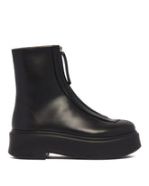 Black Zipped Boots - the row women | PLP | Antonia