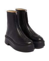 Black Zipped Boots - the row women | PLP | Antonia