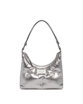 Silver Small Glam Slam Hobo Shoulder Bag | PDP | Antonia