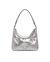 Silver Small Glam Slam Hobo Shoulder Bag | PDP | Antonia