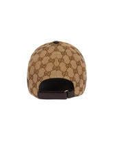 Brown GG Canvas Baseball Hat - GUCCI | PLP | Antonia