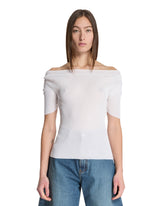 White Off-Shoulder Top - Women's tops | PLP | Antonia