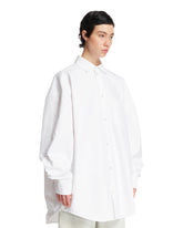 White Outerwear Oversize Shirt | PDP | dAgency