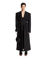 Black Corset Coat - Women | PLP | Antonia