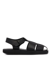 Black Fisherman Sandals - Women's shoes | PLP | Antonia