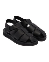 Black Fisherman Sandals - Women's shoes | PLP | Antonia