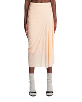 Orange Draped Midi Skirt - Women's skirts | PLP | Antonia