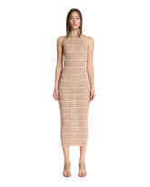 Beige Open-Back Dress - Women | PLP | Antonia